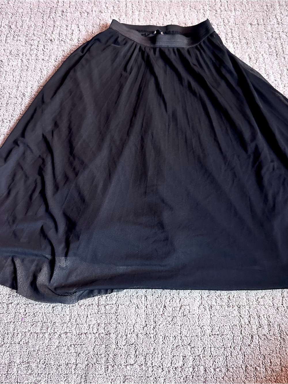 Shinestar Black Pleated Skirt Size Medium Lined Mini Preppy Goth Y2K